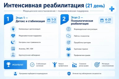 Реабилитация за 21 день в Куровском